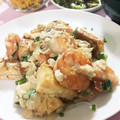 フジぽん's cooksnap of when they made ぷりぷり海老と厚揚げのマヨネーズ炒め♬.