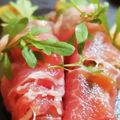ｅｋ４'s cooksnap of when they made ＊焼き茄子と生ハムの前菜＊.