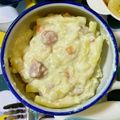 mameなべ's cooksnap of when they made 離乳食完了期　簡単マカロニグラタン.