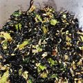 monjimari's cooksnap of when they made お弁当におにぎりに！ひじきのしそふりかけ.