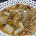 ☆☆あっきん☆☆'s cooksnap of when they made 豚バラ白菜：豚三枚肉と白菜のうま煮.