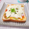 ぱふ♪'s cooksnap of when they made 簡単ピザ風トースト.