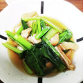 そらてんママ's cooksnap of when they made 簡単♪小松菜と油揚げの煮浸し.