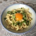いお。's cooksnap of when they made 丼で完結★レンジで混ぜそば風油うどん.