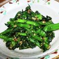 55ともちん's cooksnap of when they made お弁当★箸が止まらない★菜の花の胡麻和え.