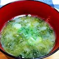 クックみゅーみゅー's cooksnap of when they made アオサの味噌汁.