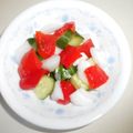 白いぐれーぷ's cooksnap of when they made 時短！パプリカ・玉ねぎ・きゅうり甘酢和え.