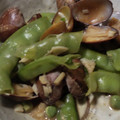 ヨシヨッシー's cooksnap of when they made あさりとスナップエンドウの酒蒸し.
