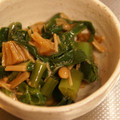 こはがえる's cooksnap of when they made つるむらさきのなめ茸おかか和え.