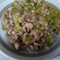 makichaki's cooksnap of when they made ブロッコリーの茎のそぼろあんかけ.