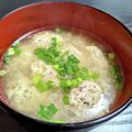 どんぐり☆☆'s cooksnap of when they made おかずにもどうぞ、鶏団子みそ汁！.