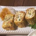 nene's cooksnap of when they made お弁当にも♡大葉と梅の卵焼き.
