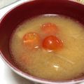 順ティ's cooksnap of when they made ブロッコリ茎、長芋トマトのおしゃれ味噌汁.