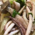 アチャこ's cooksnap of when they made やりいかとセロリの炒め物.