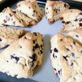 shinobun35's cooksnap of when they made ✼さくふわ チョコチップスコーン✼.