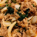 Ekkoママ♡'s cooksnap of when they made ☆簡単おかず☆牛小間とほうれん草の炒め物.