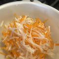 ecobeer's cooksnap of when they made ✽わが家のおせち・紅白なます✽.