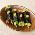 yummysunny's cooksnap of when they made ささっとおつまみ♪きゅうりの磯辺巻き.