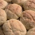 くもり晴天's cooksnap of when they made 薄力粉だけでメロンパン.
