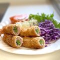 かっちゃん杉's cooksnap of when they made ほっくり♪インゲンの豚肉巻きフライです.