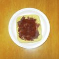 ダイエッターひさ子's cooksnap of when they made まるでチョコ！？ココアあんこトースト！.