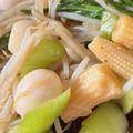 まめとはむ's cooksnap of when they made 青梗菜とヤングコーンの青菜炒め.
