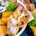 ❀akiko❀'s cooksnap of when they made ちくわでお花 お弁当に♬.