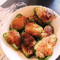 みどりちゃ♬'s cooksnap of when they made 究極のピーマンの肉詰め.