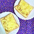 ふたごゆき's cooksnap of when they made プリンとレモンのトースト＊冷凍作り置き可.