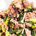 kurozata's cooksnap of when they made 小間肉と小松菜・エノキの焼き肉のたれ炒め.