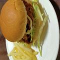 クックみみこ☆'s cooksnap of when they made 生姜焼きバーガー♪タレとマヨがバッチリ♪.