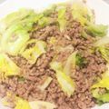 ☆ayami☆26's cooksnap of when they made 超簡単　キャベツとひき肉の味噌炒め♡.