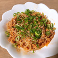 えーたん♡'s cooksnap of when they made 旨辛韓国風♡白滝のコチュナマヨ焼きそば.