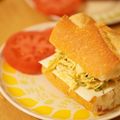 かえでママ！'s cooksnap of when they made ささみのカレーマヨサンドΣ^)／.