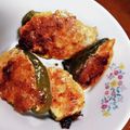 ピンクのハスラー's cooksnap of when they made ピーマンの肉詰め＊とり挽き肉で.