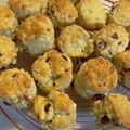 りのっぺ＊'s cooksnap of when they made クランベリーとホワイトチョコのスコーン.