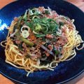 aonagi♡Mam's cooksnap of when they made ひき肉ともやしのあんかけ焼きそば.