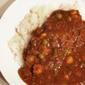 yaｰya's cooksnap of when they made 包丁いらず☆ひき肉と豆の絶品トマトカレー.