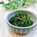 Satoco❋'s cooksnap of when they made めんつゆで簡単！にんじんの葉のごま和え.