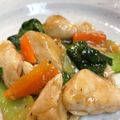 モミ太くん's cooksnap of when they made チンゲンサイと鶏ささみ炒め簡単中華風。.