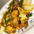 わかちんとシロ's cooksnap of when they made 鶏肉と野菜のハニーマスタード炒め.