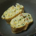 クック5KPMQT☆'s cooksnap of when they made 青海苔としらすの卵焼き✿.