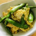 pali's cooksnap of when they made ふんわり！キヌサヤ(スナップでも)卵とじ.