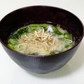 キンプリ's cooksnap of when they made ほうれん草とちりめんじゃこのお味噌汁❀.