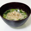 キンプリ's cooksnap of when they made ほうれん草とちりめんじゃこのお味噌汁❀.