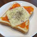 スージー＆ジル's cooksnap of when they made オーロラチーズトースト♫.