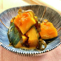 お料理ニャロメ's cooksnap of when they made 昆布の旨味☆かぼちゃと昆布の煮物.