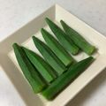 しげその's cooksnap of when they made オクラはレンチン☆.