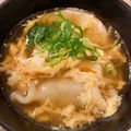 ぷーなむキッチン☆'s cooksnap of when they made 餃子スープ♪酸辣湯風味.