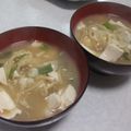 きらり流れ星's cooksnap of when they made 鍋いらずで簡単！ねぎ味噌で作るお味噌汁.